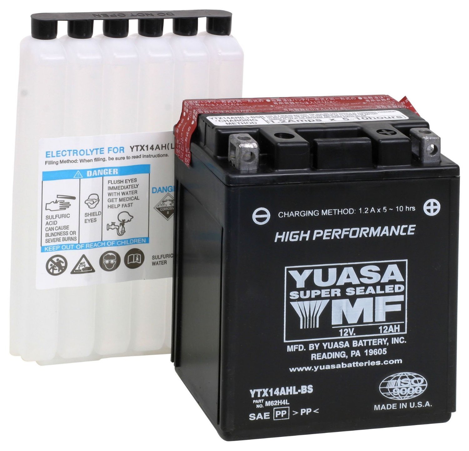 Batería para Motos Yuasa YTX14AH-BS